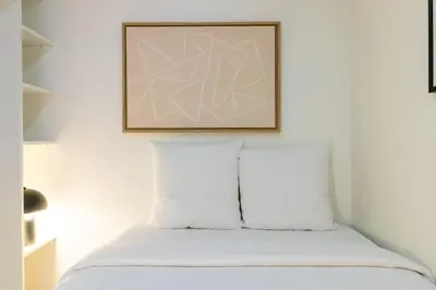 Un ou plusieurs lits dans un hébergement de l'établissement B1#Two Bedrooms#Champs Elysées#Arc de Triomphe#AC