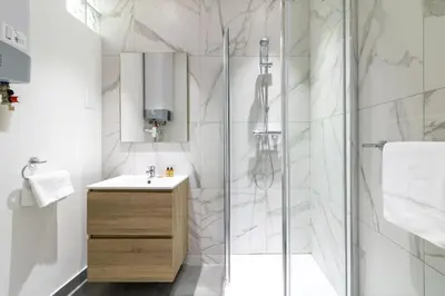 Salle de bains dans l'établissement B1#Two Bedrooms#Champs Elysées#Arc de Triomphe#AC