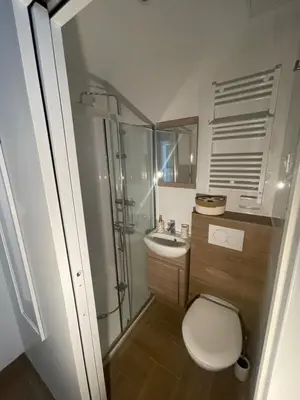 Salle de bains dans l'établissement Eiffel tour Cosy Bali