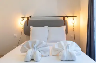 Un ou plusieurs lits dans un hébergement de l'établissement B2#Two Bedrooms#Champs Elysées#Arc de Triomphe#AC