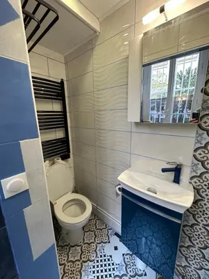 Salle de bains dans l'établissement Paris centre dynamique et populaire