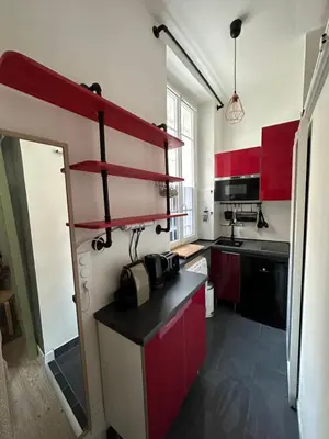 Cuisine ou kitchenette dans l'établissement Paris centre dynamique et populaire
