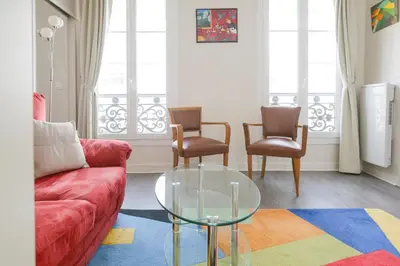 Coin salon dans l'établissement Harmonie Intemporelle