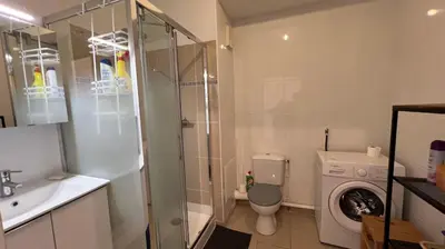 Salle de bains dans l'établissement LOGEMENT ENTIER 2 PIECES PARKING 5'métro