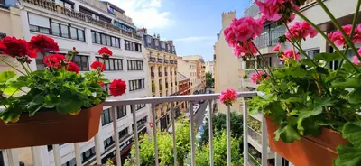 Balcon ou terrasse dans l'établissement Village Faidherbe Appartement d'Angle Moderne