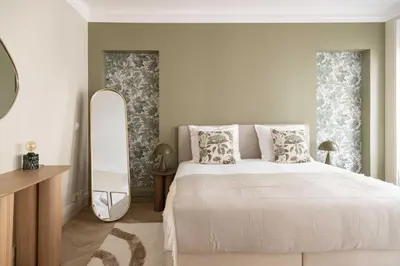 Un ou plusieurs lits dans un hébergement de l'établissement Chic apartment - 5BR-10P - Grenelle-Eiffel Tower