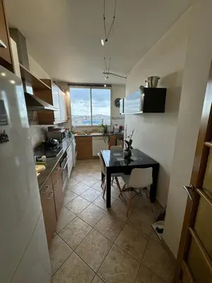Cuisine ou kitchenette dans l'établissement Appartement Le Boulogne