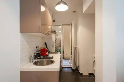 Salle de bains dans l'établissement Appartement centre Levallois Proche Paris