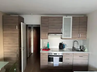 Cuisine ou kitchenette dans l'établissement Montparnos - Gare Montparnasse - Vue Tour Eiffel