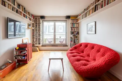 Plan de l'établissement Trendy 1BD Retreat with Patio Goutte d'Or