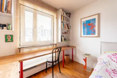 Plan de l'établissement Trendy 1BD Retreat with Patio Goutte d'Or
