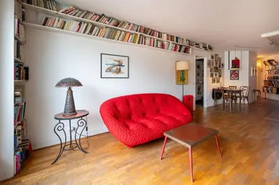 Plan de l'établissement Trendy 1BD Retreat with Patio Goutte d'Or