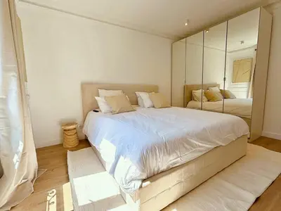 Un ou plusieurs lits dans un hébergement de l'établissement Le Penthouse Bourdonnais C