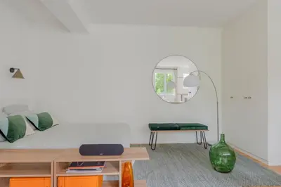 Coin salon dans l'établissement Paris Vignes Cosy residence