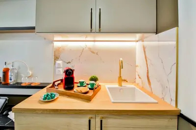 Cuisine ou kitchenette dans l'établissement WS Opéra - Duphot