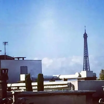 Plan de l'établissement Appartement charmant avec vue sur Tour Eiffel - Paris - 60 m²