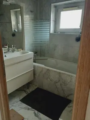 Salle de bains dans l'établissement Superbe appartement à Paris