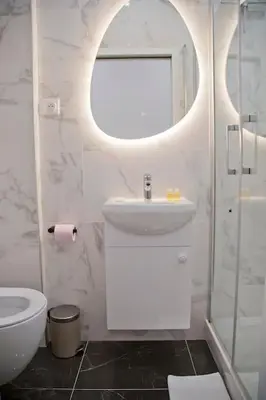Salle de bains dans l'établissement Zoé - Design 2BR Mouffetard
