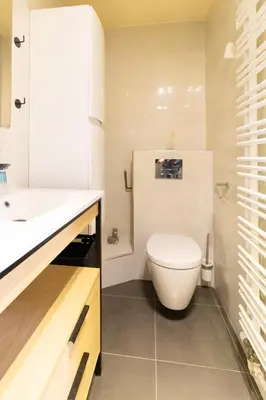 Salle de bains dans l'établissement 5-bedroom spacious and cosy flat close to the Eiffel Tower