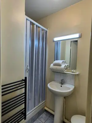 Salle de bains dans l'établissement Residence Erasmus