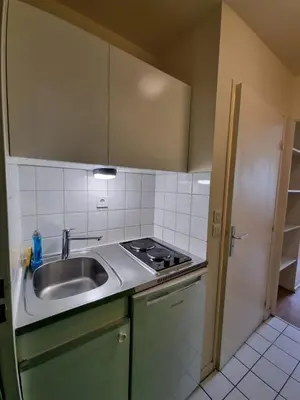 Cuisine ou kitchenette dans l'établissement Residence Erasmus