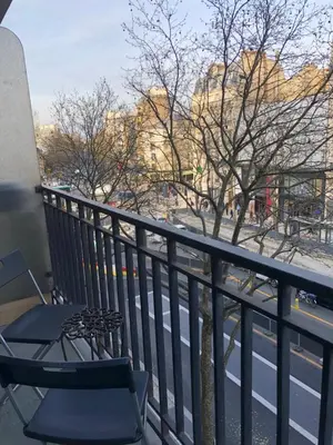 Balcon ou terrasse dans l'établissement Beautiful studio next to metro