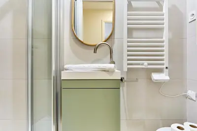 Salle de bains dans l'établissement Résidence Centre de Paris by Studioprestige