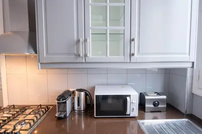 Cuisine ou kitchenette dans l'établissement Élysées Charm