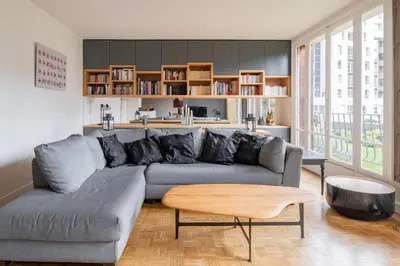 Coin salon dans l'établissement Veeve - Grand in Grey