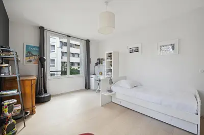 Un ou plusieurs lits dans un hébergement de l'établissement Veeve - Thoroughly Modern Maison