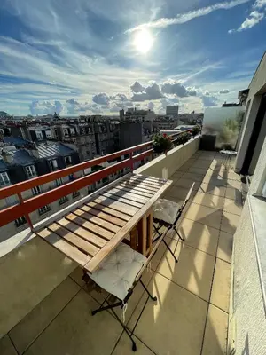 Balcon ou terrasse dans l'établissement Home F8 - Terrace Paris's view, Eiffel Tower area