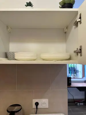 Cuisine ou kitchenette dans l'établissement HL Home Paris Ivry