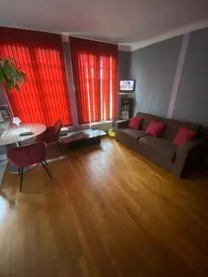 Coin salon dans l'établissement One Room Apartment in Paris Montmartre