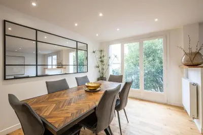 Coin salon dans l'établissement Magnifique appartement au cœur du 5ème arrondissement de Paris