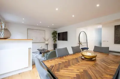 Coin salon dans l'établissement Magnifique appartement au cœur du 5ème arrondissement de Paris