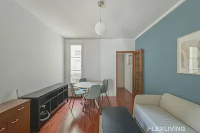 Coin salon dans l'établissement Flexliving - whole apartment - Lindet