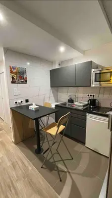 Cuisine ou kitchenette dans l'établissement PARIS Esplanade 1029