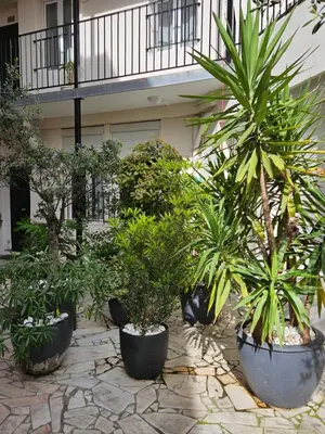 Jardin de l'établissement spacieux duplex Stade de France 24 pour 4 personnes