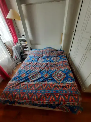 Un ou plusieurs lits dans un hébergement de l'établissement Appartement familial dans le 16é