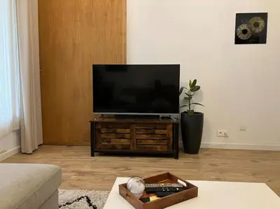 Télévision ou salle de divertissement dans l'établissement Un petit cocon en plein cœur du 11eme
