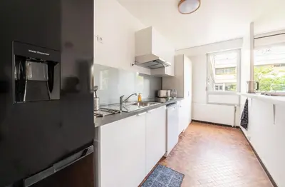 Cuisine ou kitchenette dans l'établissement Montparnasse & Studio & Downtown