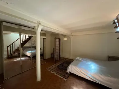 Un ou plusieurs lits dans un hébergement de l'établissement 2 chambres 9mn Arc de Triomphe