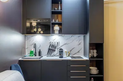 Cuisine ou kitchenette dans l'établissement GuestReady - Nice urban hideout near Montmartre