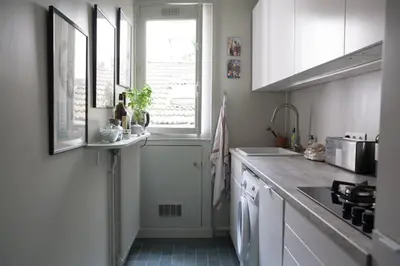 Cuisine ou kitchenette dans l'établissement So Cute 55m2 And Quiet With A Courtyard Garden