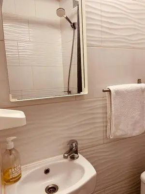 Salle de bains dans l'établissement Studio Anvers