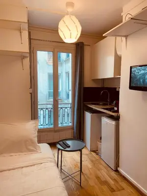 Cuisine ou kitchenette dans l'établissement Studio Anvers
