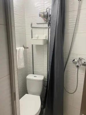 Salle de bains dans l'établissement Studio Anvers