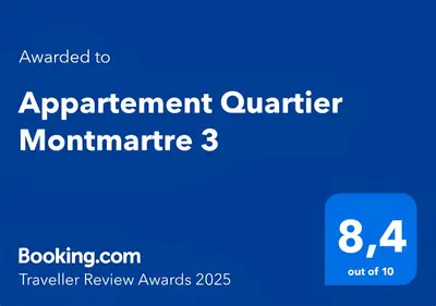 Plan de l'établissement Appartement Quartier Montmartre 3 Free Netflix