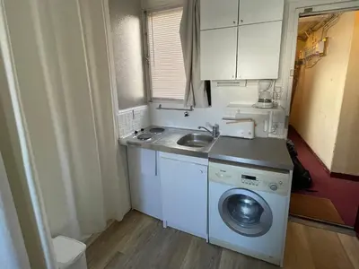 Cuisine ou kitchenette dans l'établissement Ruederennes