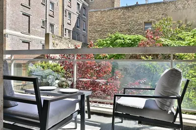 Coin salon dans l'établissement Appartement #Vaugirard Mairie du 15ème
